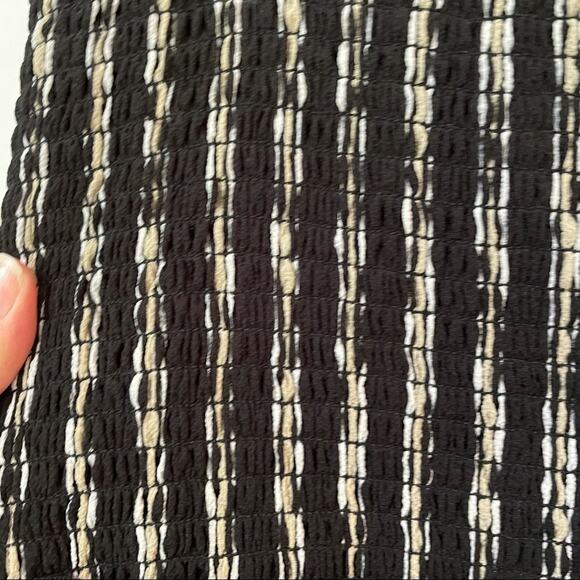 Ali & Jay Black & White Striped Smocked Mini Dress - Picture 9 of 11